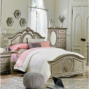 Jessica Silver : Giường Ngủ Châu Âu - Kích Nệm 95cm x 1m93